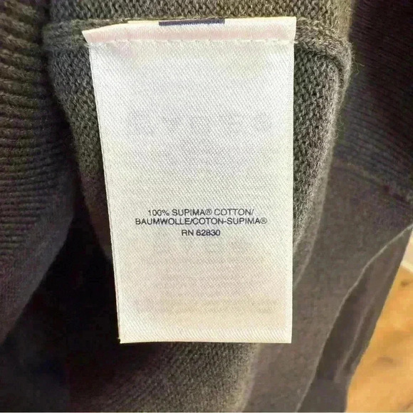 Lands' End Men's V-Neck Pullover Sweater XL Gray Casual Fall - Picture 7 of 9